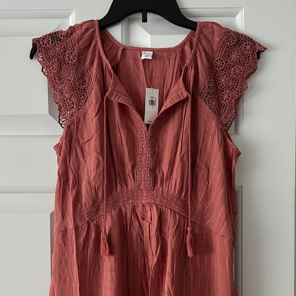 Lace Sleeve Maternity Dress